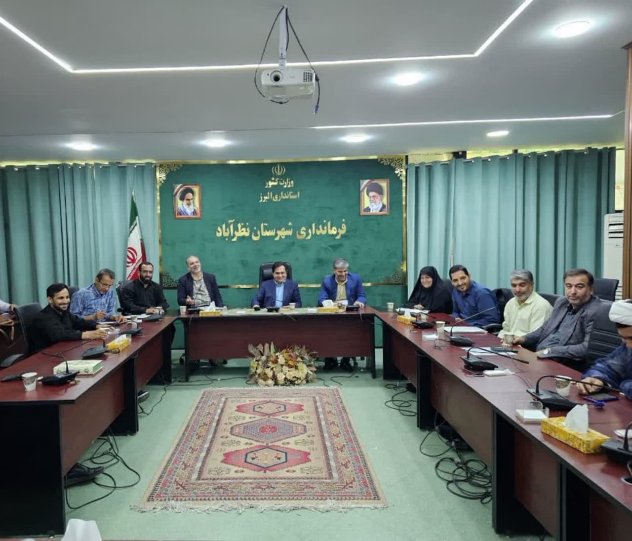 جلسه قرارگاه اجتماعی شهرستان نظرآباد
